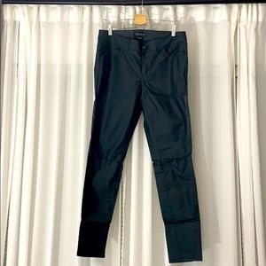 Forest Green Faux Leather Pants